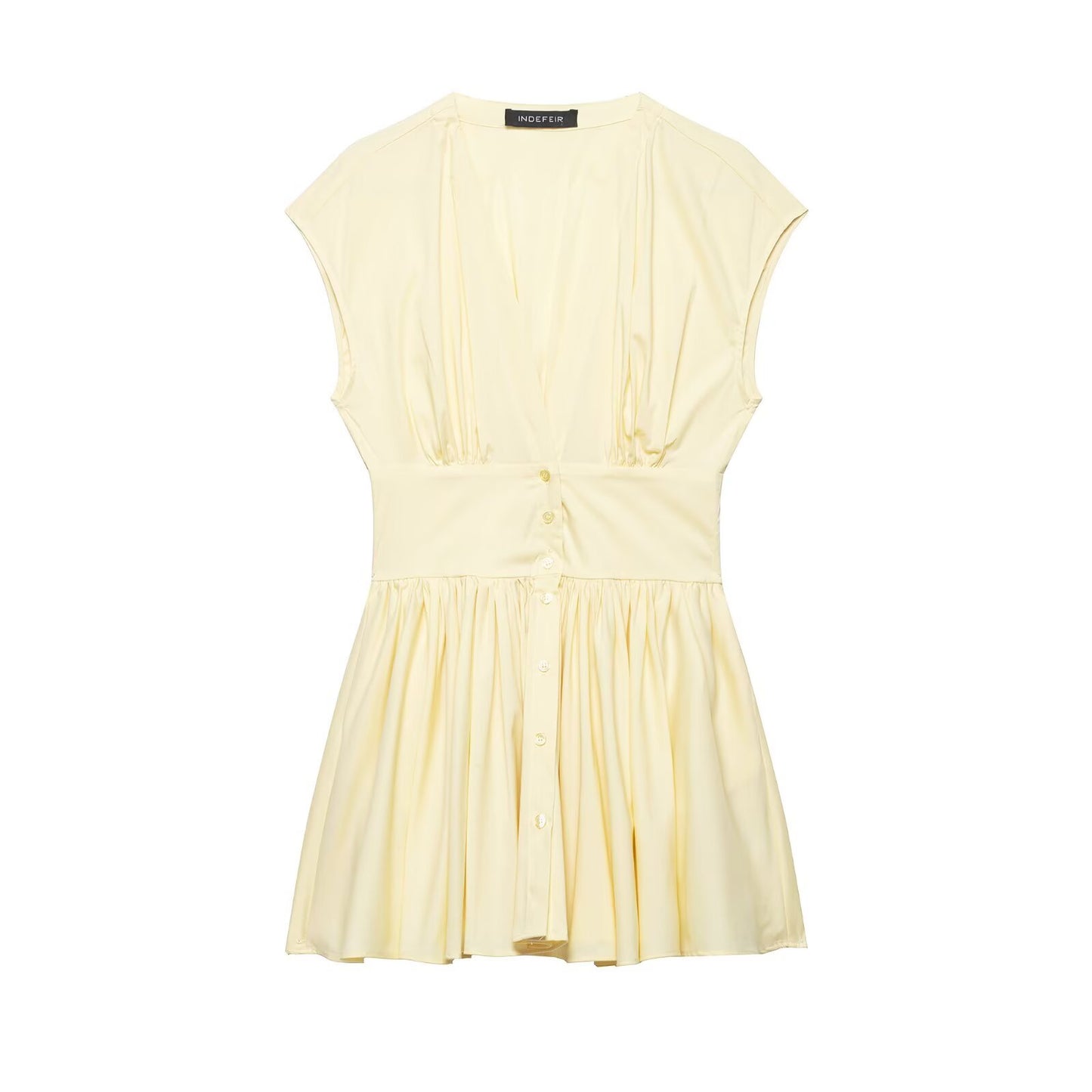 Poplin mini women's dress