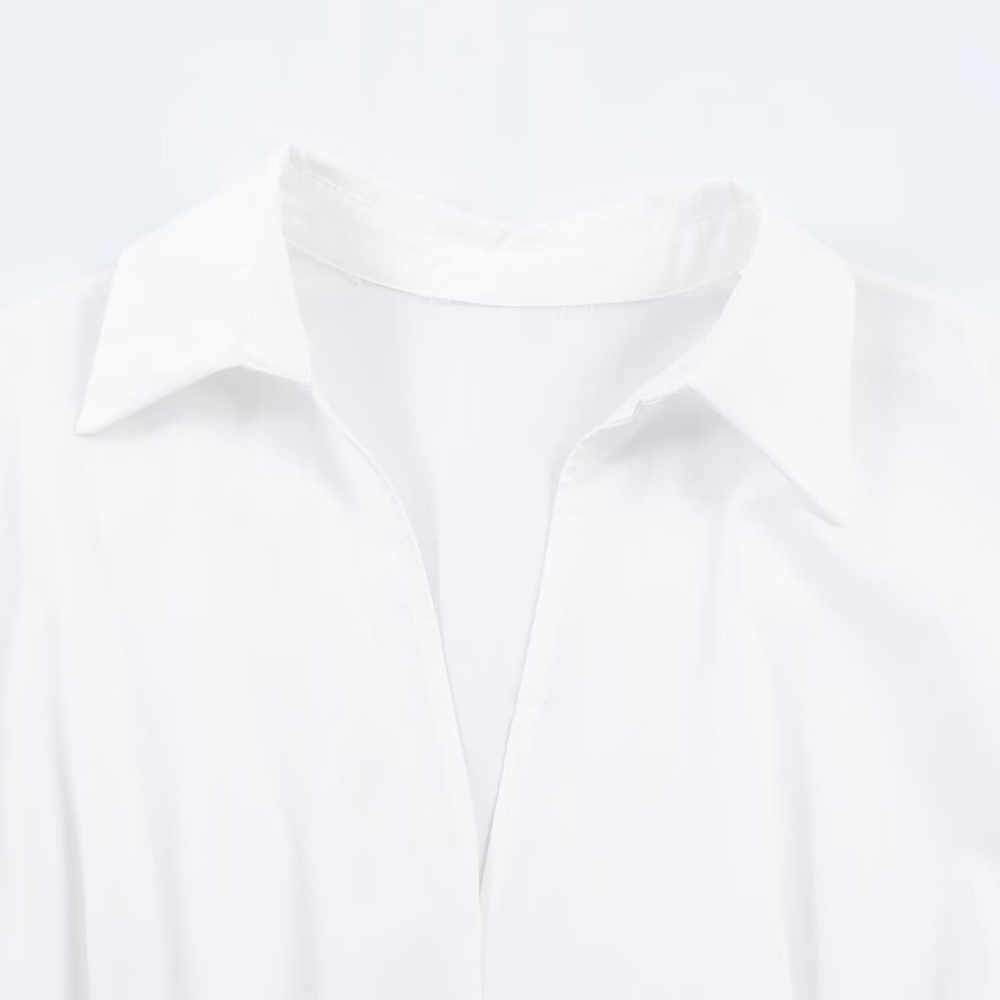 Classic Poplin Mini Dress for Women