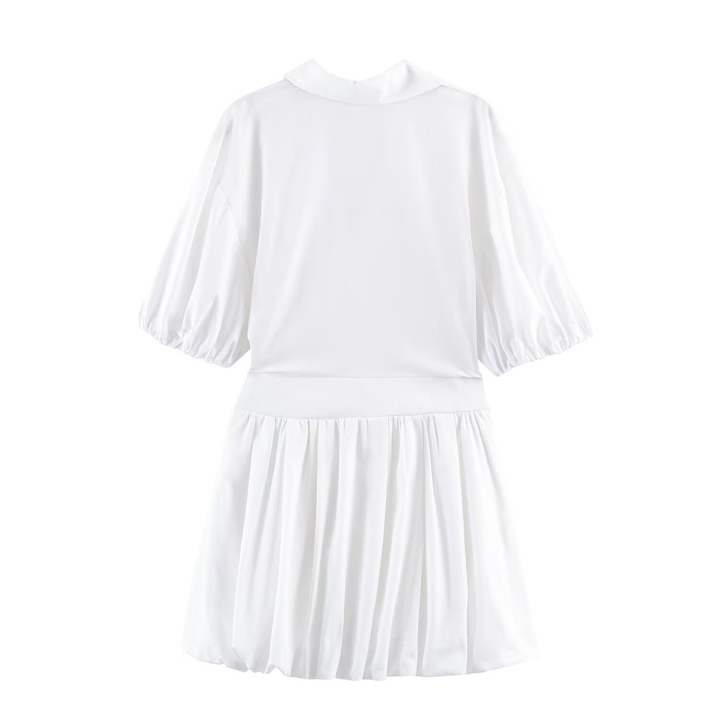 Classic Poplin Mini Dress for Women