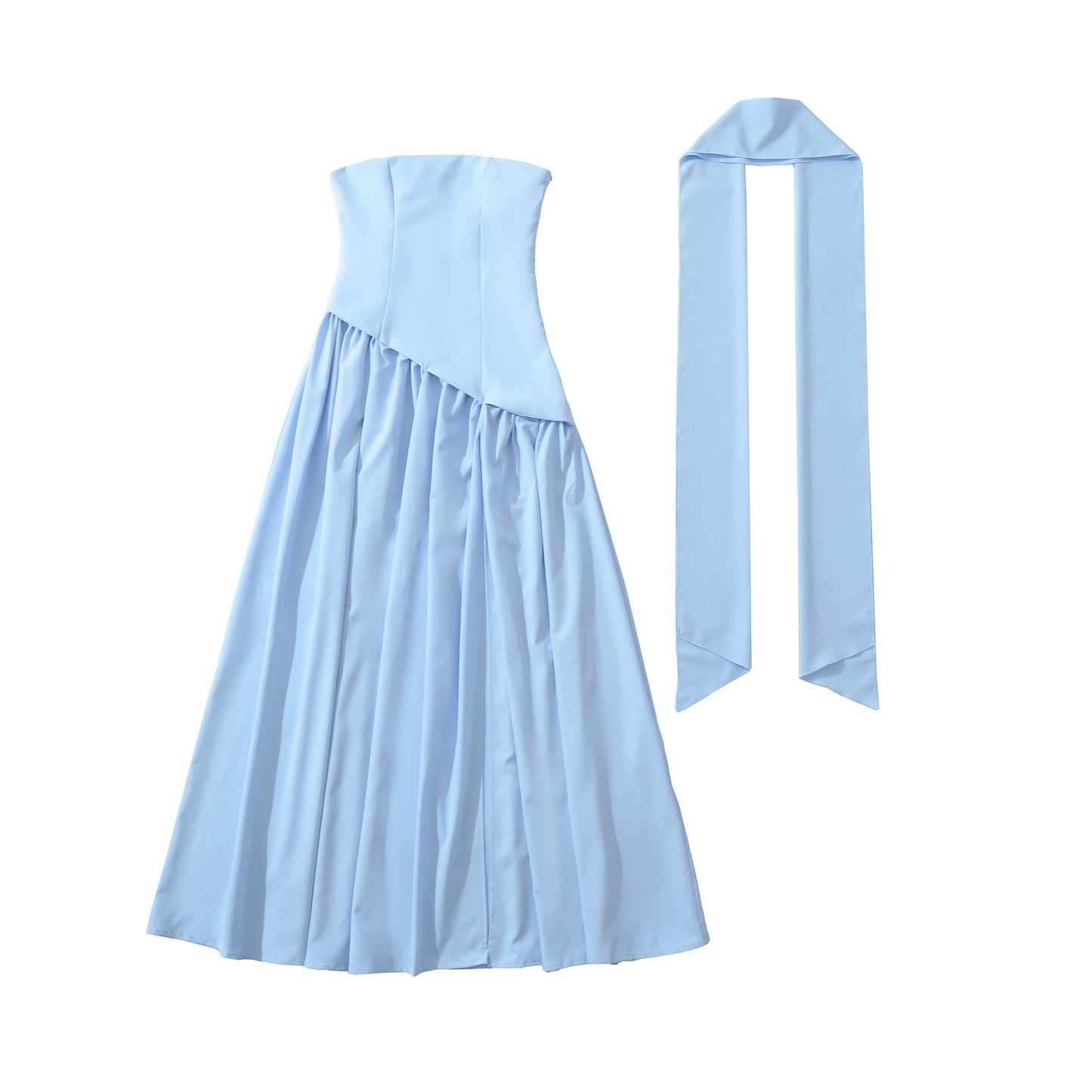 waisted maxi dress